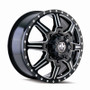 Mayhem 8101 Monstir Front Black Milled Spokes 19.5x6.75 8x165.1 102mm 121.3mm