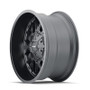 Mayhem Cogent Matte Black 17x9 5x127/5x139.7-12mm 87.1mm - wheel side view