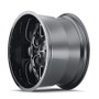 Mayhem Cogent Gloss Black/Milled Spokes 20x10 6x135/6x139.7-19mm 106mm - wheel side view