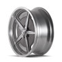 Ridler 605 Machined Spokes & Lip 18X9.5  5-139.7 0mm 108mm- Side View