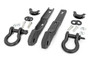 Nissan Tow Hook to Shackle Conversion Kit - Standard D-Rings and Rubber Isolator