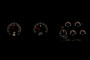 1968-1977 Chevy Corvette HDX Instruments with color theme Incandescent