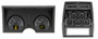 1978-82 Chevy Corvette HDX Instruments Black Alloy Background (Bezel NOT Included)