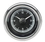 2-1/16" Round Universal VHX Clock - Black Alloy Background