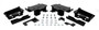 2021-2025 Ford F-150 PowerBoost 4WD Rear Helper Bag Kit - mounting brackets