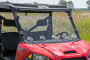 Polaris Scratch Resistant Vented Full Windshield (16-20 Ranger 1000XP / 13-21 Ranger 900XP) displayed outside on utv