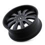 Mazzi 374 Rolla Matte Black Machined w/ Dark Tint 24x9.5 5x127/5x139.7 18mm 87mm