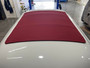 42" x 44" Folding Sliding Rag Top - 1950-1967 VW Bus Double Cab - close up view of closed top
