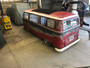 46" X 72" Folding Sliding Rag Top - 1968-1979 VW Bus (Fits Sunroof Bus) - view with top closed