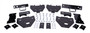 2023-2025 Ford F-250/F-350 Super Duty LoadLifter 7500 XL Rear Helper Bag Kit - Brackets