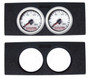 AVS Dual Gauge Panel with Two 2 Inch Gauge Cutouts