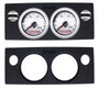 AVS Dual Gauge Panel with Two 2 Inch Gauge Cutouts & Two Upper Push Button Cutouts 