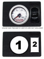 AVS Single Gauge Panel with One 2 Inch Gauge Cutouts & Pneumatic Switch Cutouts