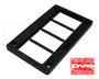 AVS Gauge Panel with 4 Pneumatic Switch Cutouts
