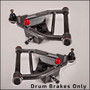 1963-1972 Chevy C10 w/ Rear Coil Spring & Drum Breaks (5 Inch Front/5 Inch Rear) Upper & Lower Control Arms / Coil Spring Lowering Kit- Front Lower Control Arms