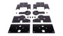 2021-2025 Ford Raptor 4WD Ultimate Rear Helper Bag Kit - brackets