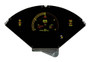 1955-1956 Chevy Car GRFX Instrument - Performance Theme Yellow Flare