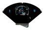 1955-1956 Chevy Car GRFX Instrument - Era Theme Ice White