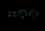 1987- 91 Ford Pickup and Bronco RTX Instruments - Emerald