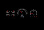 1992-1996 Ford Pickup RTX Instruments - White Hot Theme