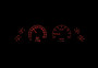 1997-2004 Ford Pickup/Bronco/Expedition RTX Instruments - Fire and Ice Theme
