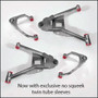 2007-2015 Chevy/GMC Silverado/Sierra 1500 (4 IN Front/ 6 IN Rear) Complete Lowering Kit (For Cast Iron Spindles) - front lowering control arms
