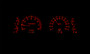 1991-1997 Toyota FJ80 Land Cruiser RTX Instrument System - Fire and Ice Theme