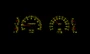 1991-1997 Toyota FJ80 Land Cruiser RTX Instrument System - Yellow Flare