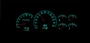 95-98 Full-Size/95-00 SUV & HD Pickup Chevy/GMC RTX Instrument System - Wild Aqua Theme