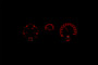 1988-1990 Toyota FJ 60 SUV RTX Instrument System - Fire and Ice Theme