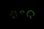 1988-1990 Toyota FJ 60 SUV RTX Instrument System - Mint Green Theme