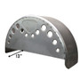 X-Large Wheel Tubs - Dimple Died & Bed Rolled Side Panels (Pair) - width shown from inside