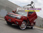 Vertical Doors 2003-2006 CHEVY AVALANCHE Bolt on Lambo Door Kit - displayed on a vehicle