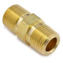 Brass Pipe Nipple Hex Reducing 1/2 Mnpt To 3/8 Mnpt