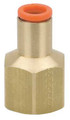 Straight- Female 1/4" FNPT x 1/8" Tube