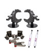 1973-1987 Chevy C10 w/ 1.25 Inch Rotor (3In Front/4In Rear) Lowering Kit w/ Spindles & Shackles