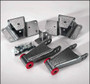 1992-1999 Chevy/GMC C2500/C3500 Truck (8 Lug) (2IN Front/4IN Rear) Lowering Kit - 4" Rear Leaf Spring Hanger & Shackle Kit