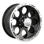 Ion Alloy 174 Series Wheels Black 16X10 8-165.1 -38mm 130.8mm