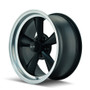 Ridler 675 Matte Black/Machined Lip 17X7 5-120.65 0mm 83.82mm