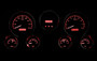 67-72 Chevy Pickup VHX Instruments w/ Digital Clock Red Night View