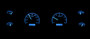 70-81 Chevy Camaro VHX Instruments Blue Night View