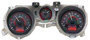 71-73 Ford Mustang VHX Instruments carbon fiber and red