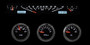 61-62 Chevy Impala VHX Instruments White Night View