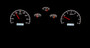 82-89 Chevy Camaro VHX Instruments Night View White