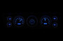 1967 Chevy Caprice/ Impala VHX Instruments Blue Night View