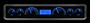 Universal 3.75 x 19.5 Rectangle, Analog VHX Instruments Blue Night View