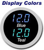 Ion Series Voltmeter display color options