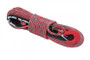 Synthetic Winch Rope - Red and Grey