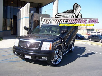 Vertical Doors 2002 2006 Cadillac Ext Bolt On Lambo Door Kit