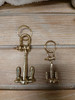 Solid brass Key Chains with Shackle